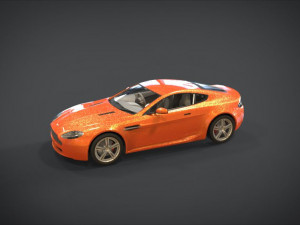 2008 aston martin v8 vantage n400 3D Model