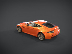2008 aston martin v8 vantage n400 3D Model