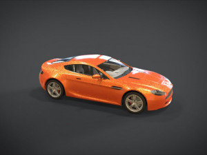 2008 aston martin v8 vantage n400 3D Model