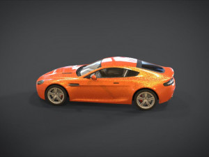 2008 aston martin v8 vantage n400 3D Model