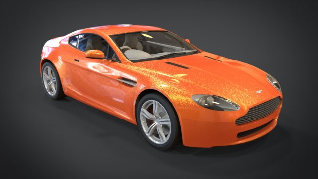 2008 aston martin v8 vantage n400 3D Model .c4d .max .obj .3ds .fbx .stl .blend 