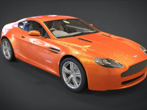 2008 アストンマーティン v8 ヴァンテージ n400 3Dモデル