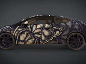 honda civic si camel texture kit 3D Модель