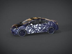 honda civic si camel texture kit 3D Модель