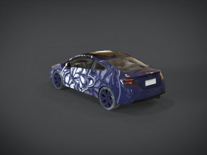 honda civic si camel texture kit 3D Модель