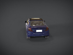 honda civic si camel texture kit 3D Модель