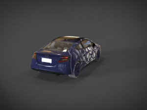 honda civic si camel texture kit 3D Модель