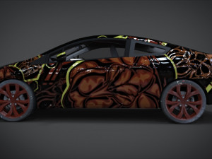 honda civic monter camel ornament kit Modello 3D