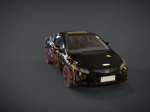 honda civic monter camel ornament kit 3D Model