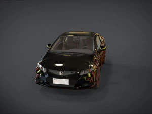 honda civic monter camel ornament kit 3D Model