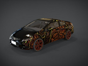 honda civic monter camel ornament kit Modello 3D