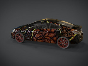 honda civic monter camel ornament kit Modello 3D