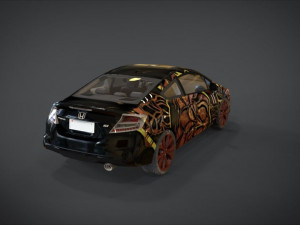 honda civic monter camel ornament kit Modello 3D