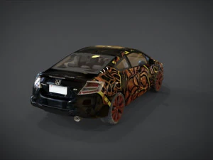 honda civic monter camel ornament kit 3D Model