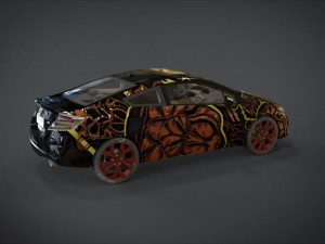 honda civic monter camel ornament kit Modello 3D