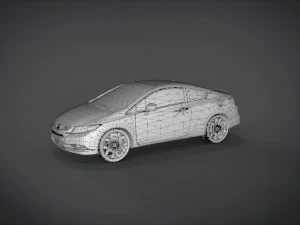 honda civic monter camel ornament kit 3D Model