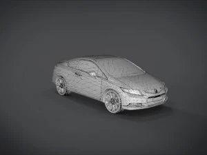 honda civic monter camel ornament kit 3D Model