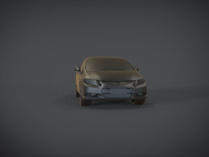 honda civic r and b racing kit 3D Model