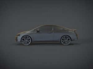 honda civic r and b racing kit 3D Model