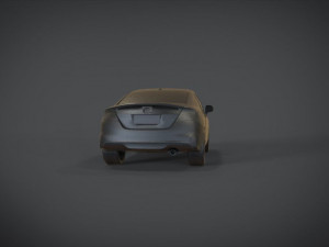 honda civic r and b racing kit 3D Model