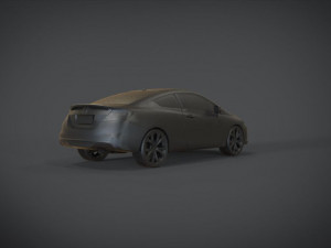 honda civic r and b racing kit 3D Model