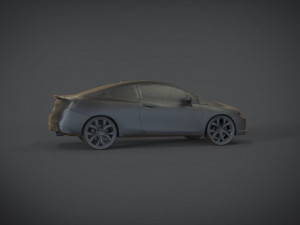 honda civic r and b racing kit 3D Model