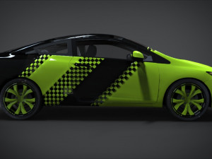honda civic stabillo racing kit Modelo 3D