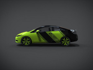 honda civic stabillo racing kit Modelo 3D