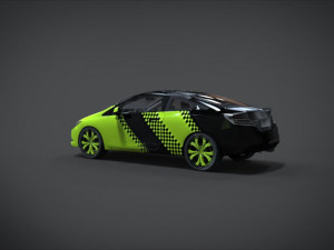 honda civic stabillo racing kit Modelo 3D
