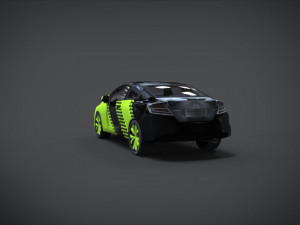 honda civic stabillo racing kit Modelo 3D