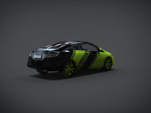 honda civic stabillo racing kit Modelo 3D