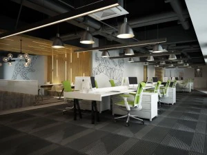 현대적인 사무실 3D 모델