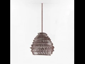 luz de teto de cobre Modelo 3D