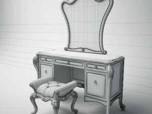 classic dresser Model 3D