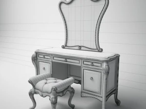 classic dresser 3D Model