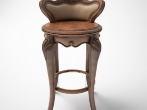 classic bar chair 3D मॉडल