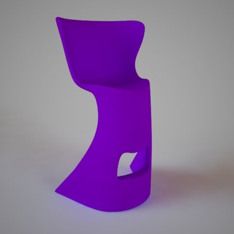 avant garde bar chair Modelo 3D .c4d .max .obj .3ds .fbx .stl .blend 