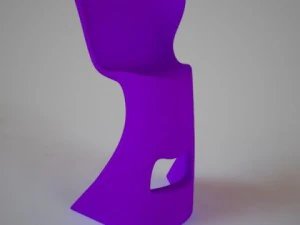 cadeira de bar vanguardista Modelo 3D