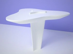 mesa alta vanguardista Modelo 3D