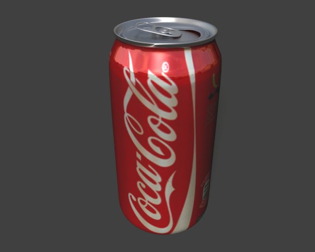 coca cola can 3Dモデル .c4d .max .obj .3ds .fbx .stl .blend