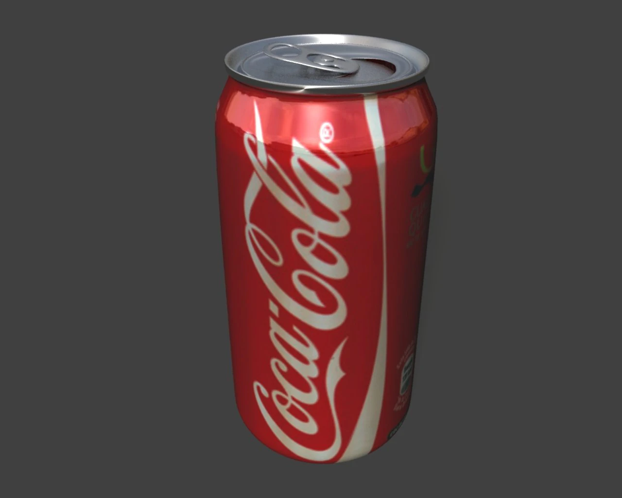 coca cola can 3D Model .c4d .max .obj .3ds .fbx .stl .blend 