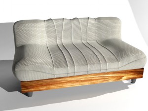upholstered sofas 3D-Modell