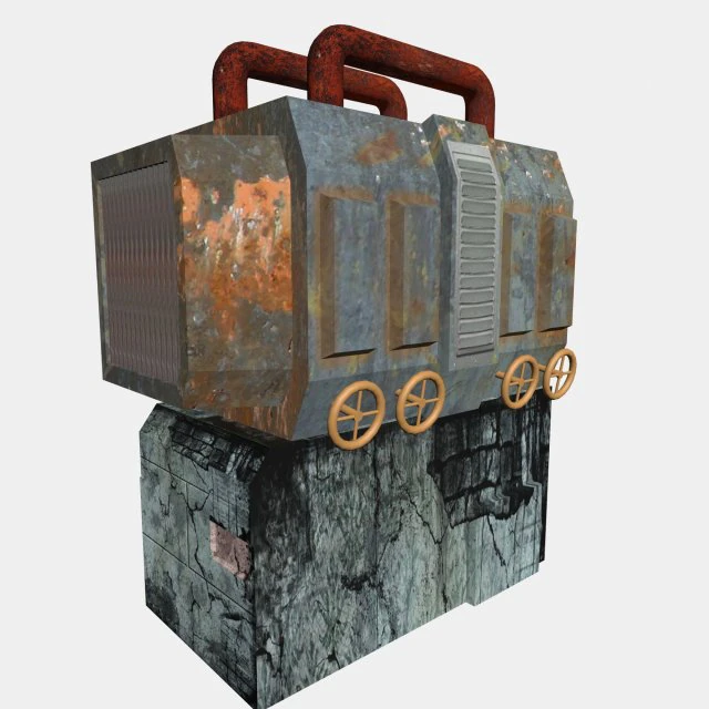 radyat&ouml;r 3D Model .c4d .max .obj .3ds .fbx .stl .blend 