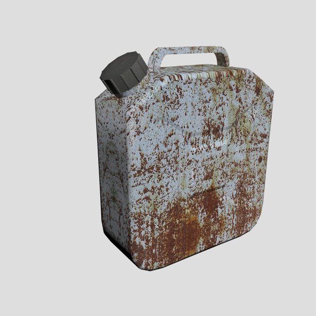 jerrycan 3D 模型 .c4d .max .obj .3ds .fbx .stl .blend 