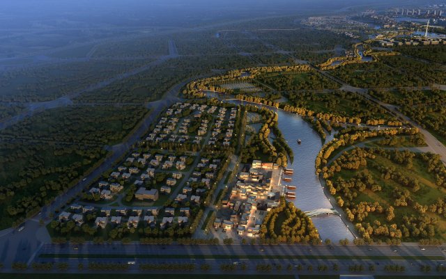 city planning 050 3D Model .c4d .max .obj .3ds .fbx .stl .blend