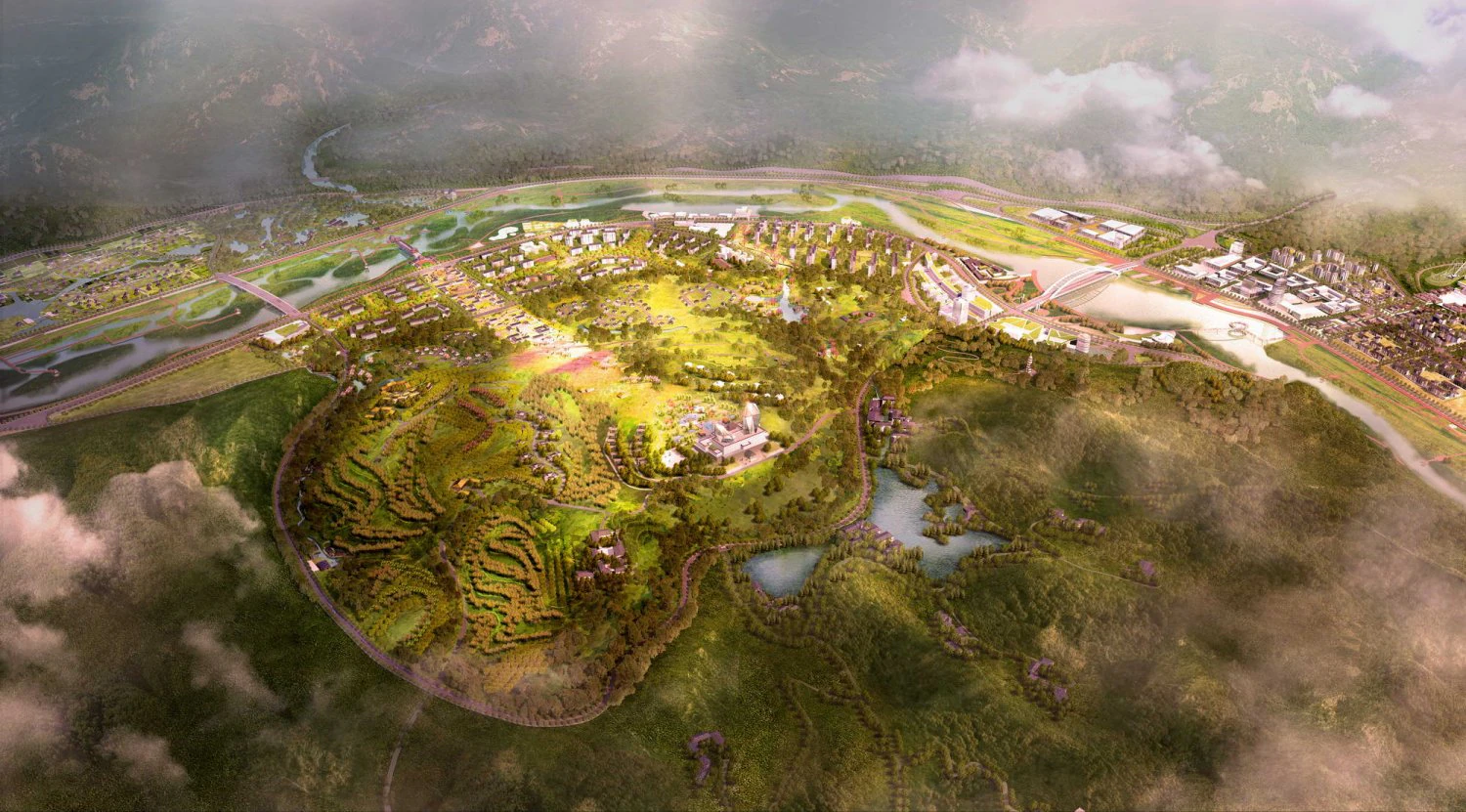 city planning 055 3D Model .c4d .max .obj .3ds .fbx .stl .blend 