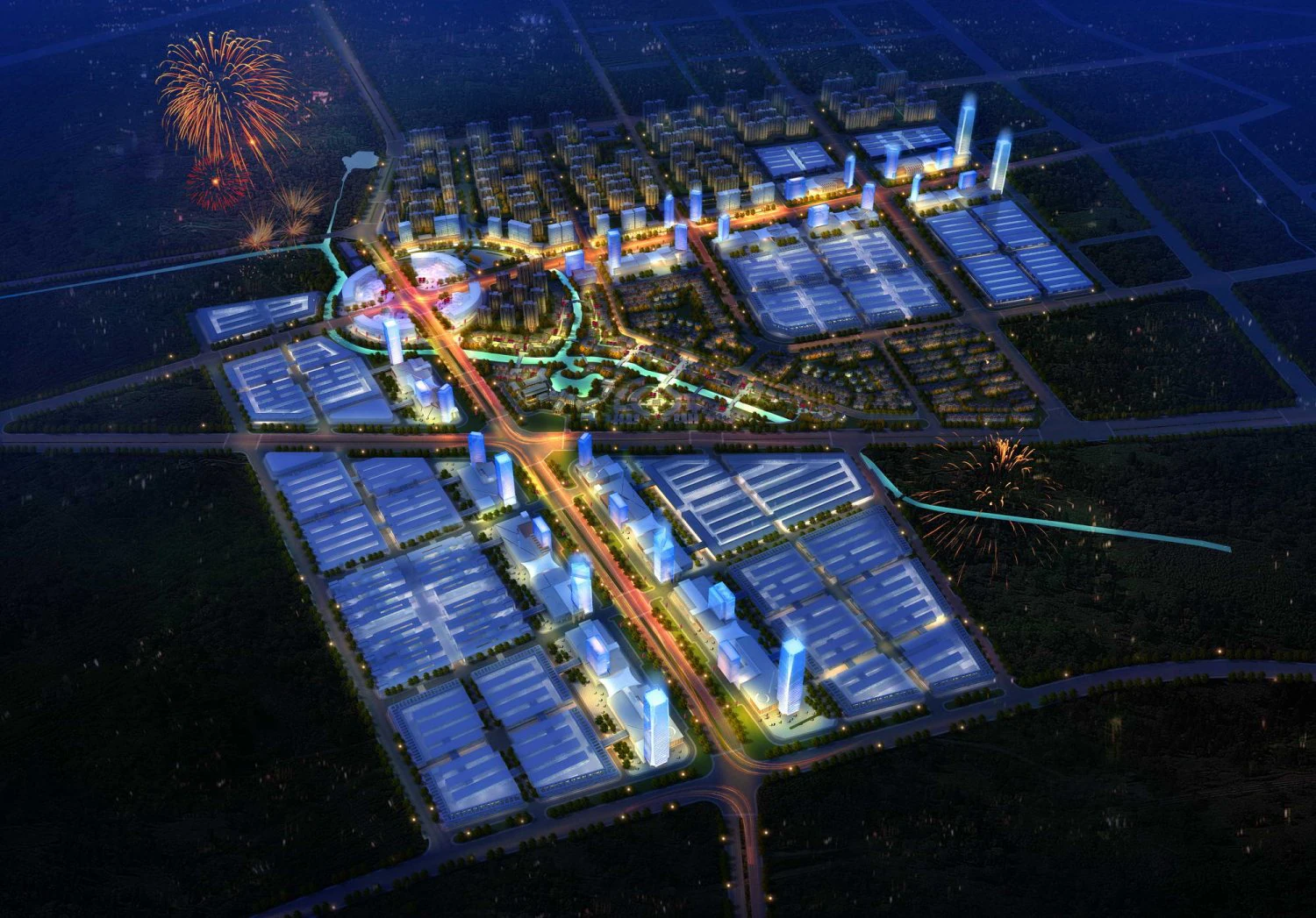 city planning 057 3D Model .c4d .max .obj .3ds .fbx .stl .blend