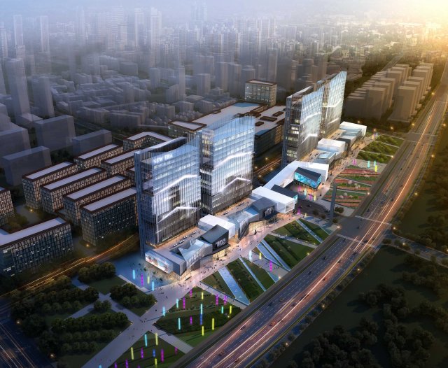 city shopping mall 038 Modelo 3D .c4d .max .obj .3ds .fbx .stl .blend 