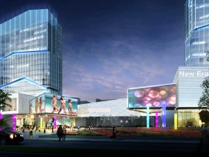 city shopping mall 038 3D Model