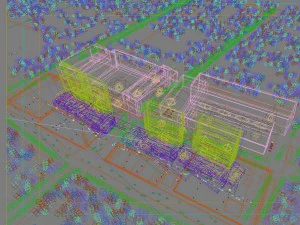city shopping mall 038 3D Model